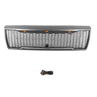 Pièces de carrosserie pour pick-up Spedking 1992 1993 1994 1995 1996, style grille avant en maille noire mate Raptor pour FORD F150
