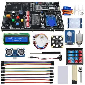 Kit de ciências de componentes eletrônicos para crianças, kit de aprendizagem Rfid, kit eletrônico DIY para Arduino