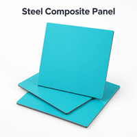 Panneau composite en acier de couleur personnalisée 4x8 pieds pour les façades de bâtiments commerciaux