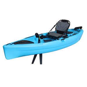 Kayak de pêche VicKing 11,3 pieds pour 1 personne, avec système de propulsion à pédales, en matériau HDPE écologique - Product Image 4