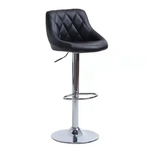 फैक्टरी प्रत्यक्ष मूल्य आधुनिक डिजाइन समायोज्य ऊंचाई के साथ कुंडा स्लॉट कुर्सी जुआ कुर्सी कैसीनो कुर्सी क्रोम के आधार चमड़े OEM