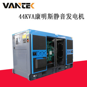 Jiangsu Wantai 44kVA <b>Silent</b> Diesel <b>Generator</b> Set 230/400V 50Hz Soundproof Canopy - Product Image 5