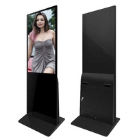 OEM 43 "49" 55 "напольный вертикальный рекламный дисплей Android цифровой киоск сенсорный ЖК-экран рекламная машина