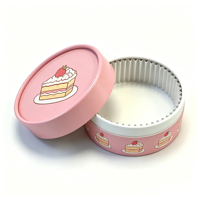 Boîtes cadeaux personnalisables en carton pour desserts, emballages biodégradables en tube de papier de qualité alimentaire pour gâteaux et pâtisseries