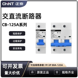Disjoncteur CB-125A 1P2P Ouvert 100A/125A pour Stockage d'Énergie DC110V/220V Capacité de Coupure 6kA Montage sur Rail - Product Image 5