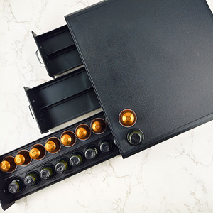 Tiroir de rangement pour dosettes de café en plastique personnalisé à vendre en usine, distributeur de capsules <span class=keywords><strong>Nespresso</strong></span> 60 en acrylique de qualité supérieure, vente en gros - Product Image 6