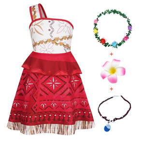 Ocean Romance Costume fille enfant princesse sans manches habiller robe de soirée vacances de noël jeu de rôle Vaiana 2 TV & Movie Costumes - Product Image 2