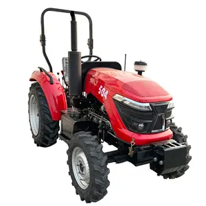 Factory Direct Sales 50 hp cultivator rotary tiller 4 wheel tractor small 4 wheel drive tractors hot sale on line