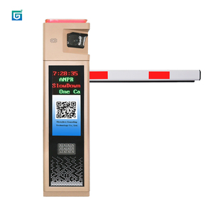 Cổng rào cản bãi đậu xe cho rửa xe RFID nhà để xe màu vàng đen bảng điều khiển phòng tập thể dục hệ thống điều chỉnh DC Boom cổng rào cản - Product Image 3