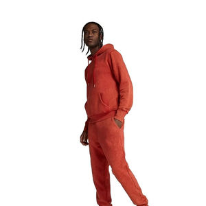 Survêtement personnalisable délavé à l'acide de haute qualité hommes tendance mode usine taux Slim Fit hommes survêtement délavé à l'acide pour hommes - Product Image 1