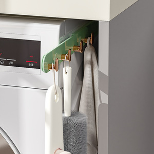 Strong Non-Falling <b>Standing</b> Type Plastic Modern Kitchen Storage Hook Gap Hook with Sticky Back for Door <b>Hat</b> Coat Rack - Product Image 3