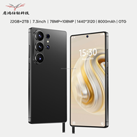 S26 Ultra 2026 – Dernier Smartphone 22G+2TB 7,3 Pouces, GSM Mondial, LED, Stylet Intégré, Téléphone Économique, Certifié FCC ROHS, Remise à Durée Limitée