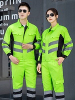 Vente en gros de vêtements de construction haute visibilité vêtements de travail vêtements de travail de sécurité bandes réfléchissantes uniforme de travail