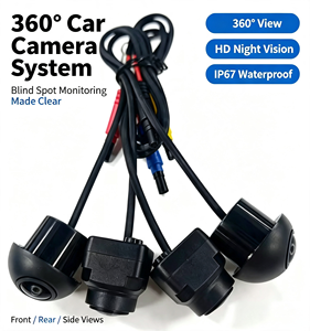 Ensemble de caméras de vision <span class=keywords><strong>panoramique</strong></span> 360° ZYKD, étanche IP67, 1080P, analogique AHD, pour voiture, avec WiFi et stockage DVR - Product Image 2