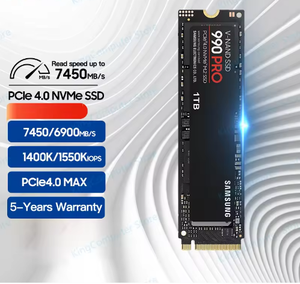 Novo para 990 PRO 1TB MZ-V9P1T0BW SSD Interno NVMe PCIe M.<span class=keywords><strong>2</strong></span> com Velocidade de Leitura/Gravação de 501-600MB/s - Product Image 2