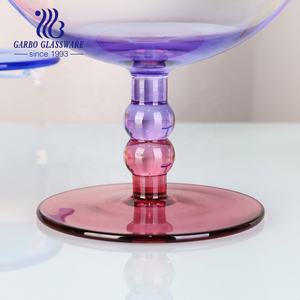 Tazón <span class=keywords><strong>de</strong></span> helado artesanal <span class=keywords><strong>de</strong></span> Color en aerosol soplado hecho a mano, batido <span class=keywords><strong>de</strong></span> cristal, vasos <span class=keywords><strong>de</strong></span> helado, taza <span class=keywords><strong>de</strong></span> yogur, plato dividido <span class=keywords><strong>de</strong></span> plátano con cristalería <span class=keywords><strong>de</strong></span> tallo - Product Image 5