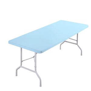 Manteles de Spandex Rectangulares para Exteriores al por Mayor, Cubiertas Elásticas Ajustables de Poliéster para Mesa, para el Hogar - Product Image 2