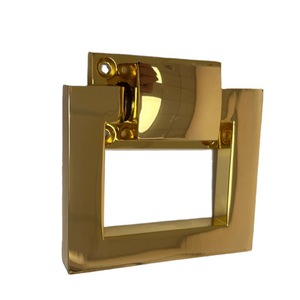 Zinc Alloy Rectangle <b>Drawer</b> Handles <b>Gold</b> Chrome Contemporary Design Durable Furniture Hardware - Product Image 2