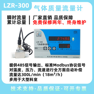 LZR-300 Gas Mass <b>Flow</b> <b>Meter</b> High Precision 18 M/h Automatic Compensation for Liquid Air <b>Water</b> Oil Large Departments OEM - Product Image 2