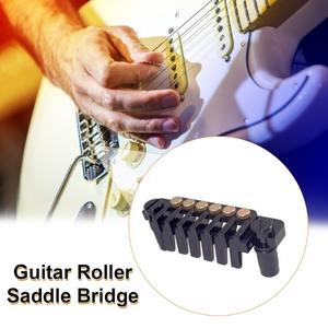 LP Guitare électrique <span class=keywords><strong>Tune</strong></span> <span class=keywords><strong>O</strong></span> <span class=keywords><strong>Matic</strong></span> Bridge Pull Plate Tail Piece Reversible String Code Guitar Roller Saddle Bridge TP-6 Bridge Stop - Product Image 4