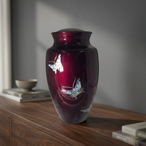 Urne funéraire en laiton noir, vase commémoratif, porte-cendres, bougeoir décoratif pour usage funéraire, durable, artisanat indien, 200 cm³ - Product Image 3