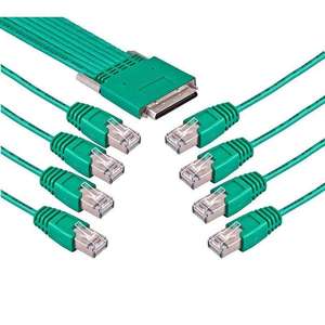Nouveau câble SCSI VHDCI 68 broches vers 8xRJ-45 CAB-HD8-KIT 10 pieds CISCO CAB-HD8-ASYNC Câble SCSI 68 broches pour carte WAN - Product Image 1