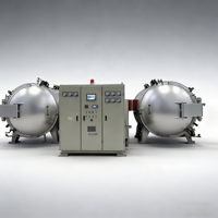Four à induction Nuotian personnalisé en acier inoxydable 250 kW pour traitement thermique et frittage en atmosphère d'argon haute température