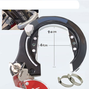 Antivol de vélo vintage en acier inoxydable 304, design en forme de <span class=keywords><strong>pince</strong></span> à épiler pour vélo de montagne et de ville - Product Image 3