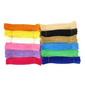 Alambre borroso de 42 colores, venta al por mayor, tallo de chenilla, Popular, manualidades, Color de pipa de juguete, flores hechas a mano, suministros artesanales coloridos - Product Image 4