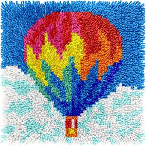 Kits Creativos de Ganchillo para Adultos Principiantes, 12x12 Pulgadas, Patrón de Flores y Animales, Kit para Hacer Alfombras Peludas, Marca <span class=keywords><strong>Siglo</strong></span>, Animales - Product Image 2