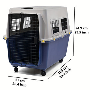 Transportín para Mascotas con Ruedas Silenciosas y Transpirables, Múltiples Tamaños, Jaula de Viaje Aérea Silenciosa para Perros y Gatos, Aprobada por Aerolíneas - Product Image 6