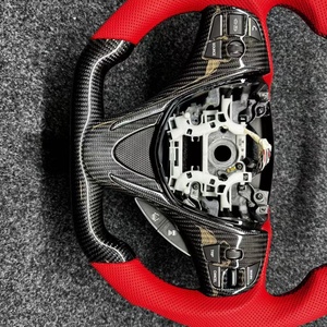 พวงมาลัยคาร์บอนไฟเบอร์สำหรับ Acura TLX เย็บมือแบบกำหนดเอง ปรับแต่งรถยนต์ - Product Image 2