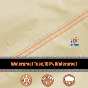 Copertura <span class=keywords><strong>per</strong></span> Mobili da Giardino a Forma di L, Impermeabile e Antivento, Telo Protettivo <span class=keywords><strong>per</strong></span> <span class=keywords><strong>Divani</strong></span> Angolari e Lounge da Esterno - Product Image 2