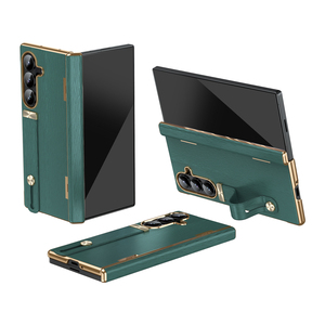 Étui de téléphone <span class=keywords><strong>portable</strong></span> pliable antichoc en TPU+PC avec protection contre les chutes et dragonne pour Z Fold 3/4/5/6/7, avec protection d'écran - Product Image 2