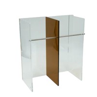 Ensemble d'accessoires de salle de bain écologiques, plateaux de rangement multifonctions à trois niveaux pour hôtel ou usage domestique