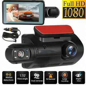 Câmera <span class=keywords><strong>DVR</strong></span> para Carro WiFi Dual HD 1080P com Câmera Frontal/Traseira, <span class=keywords><strong>2</strong></span> Lentes, Tela IPS de Ângulo Amplo, Controle por Aplicativo, Visão Noturna, Garantia de 1 Ano - Product Image 2