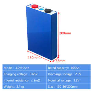 LF105, батарея для солнечной батареи высокой емкости, 3,2 В, 105Ah, Lifepo4 - Product Image 2