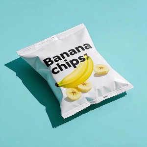 Custom Printed Snack <b>Packaging</b> Pillow Pouches Empty Plastic Aluminum Foil Mylar Chip Food Potato Banana Chips <b>Packaging</b> <b>Bags</b> - Product Image 2