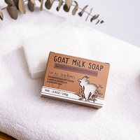 Savon Blanc 100% Pur et Naturel pour le Soin de la Peau au Lait de Chèvre