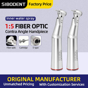 หัวกรอฟันแบบเพิ่มความเร็ว 1:5 พร้อมไฟเบอร์ออปติก หัวกรอแบบเพิ่มมุม 1:5 พร้อมระบบฉีดน้ำภายใน สำหรับมอเตอร์แบบ E - Product Image 2