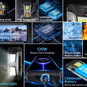Android 14 100MP Main <b>Camera</b> NFC Global 120w Fast Charge 23800mAh 12+512GB Rugged Smartphone Laser <b>Protector</b> 8849 Tank 2 Pro - Product Image 4