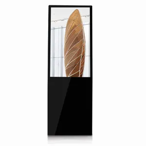 China supplier 55inch Ultra Thin 1080p Full Hd Floor Stand Digital Signage Totem Advertising Player