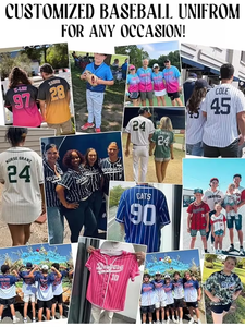 Maillot de baseball personnalisé avec logo et numéro imprimés, sublimation, impression 3D, 100% polyester, protection UV, respirant, pour hommes et femmes, entraînement et matchs - Product Image 5