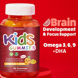 OEM热销产品儿童软糖儿童DHA + 欧米茄3软糖支持健康的大脑功能和心脏健康 - Product Image 4