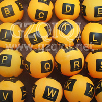 Balles de ping-pong pour jeux de loterie et balles de loto