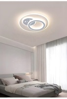 Plafonnier LED Moderne Effet Ciel Étoilé, Lampe Ronde Encastrée Décorative, Éclairage Intérieur, Fournisseur OEM ODM pour Chambre et Salon