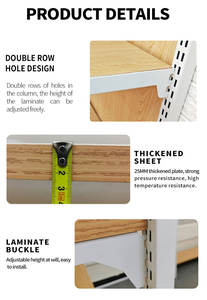 ארון תצוגה עם מדפים מתכווננים - מתקן תצוגה מקצועי לקוסמטיקה לחנויות קמעונאיות ובוטיקים - Product Image 3