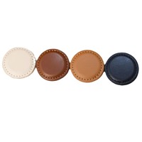 Marqueur de balle de golf en cuir PU personnalisé avec logo, marqueur magnétique en cuir pour balle de golf, porte-clubs, accessoires de golf portables, cadeau
