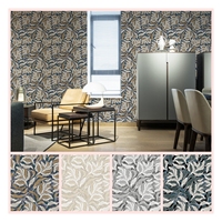 Papier peint vinyle 3D de style moderne personnalisé pour la décoration de la maison, design imperméable pour chambre à coucher et salon