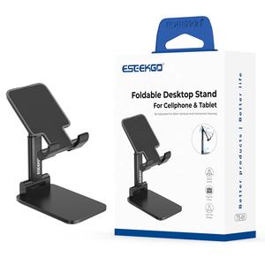 Soporte Ajustable para Teléfono de Escritorio ESEEKGO TS-01, Material Duradero para Dispositivos de 4 a 13.3 Pulgadas, Compatible Universalmente con Tablets y Celulares - Product Image 2